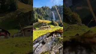 Beautiful waterfall 😍￼📍Stäubifall |Switzerland Tourism🇨🇭