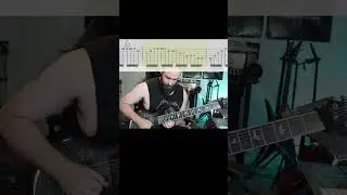 Born of Osiris - Machine - Sweep Picking Section (with Guitar Tabs)