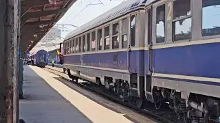 Mersul trenurilor, în Gara de Nord din București