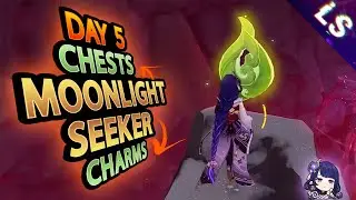Moonlight Seeker All Chests & Charms 100% - Day 5 - Genshin Impact