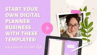 Start Your Own Digital Planner Business with These Templates | Digital Planner Template Bundle