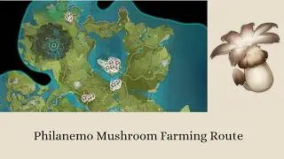 Genshin Impact | Philanemo Mushroom Farming Route