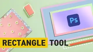 모양 도구(Shape Tool) 사용 방법, 사각형 도구(Rectangle Tool)로 설명[포토샵 TL #16-1]