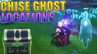 Chise Ghost Locations Tsurumi Island - Genshin Impact 2.2 Indonesia
