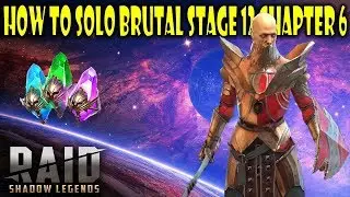 Raid: Shadow Legend - How To Solo Brutal Chapter 12 Stage 6 (EXECUTIONER)