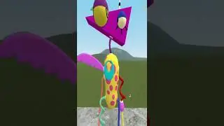 SPARTAN KICKING AMAZING DIGITAL CIRCUS CHARACTERS in Garry's Mod! #shorts #short