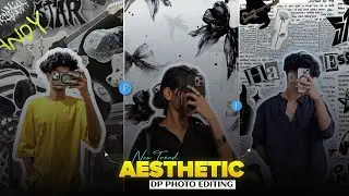 Instagram Trending Aesthetic Photo Editing Tutorial | Aesthetic Background Photo Editing Picsart 