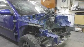 КИА РИО, дубль два. Body repair after an accident.