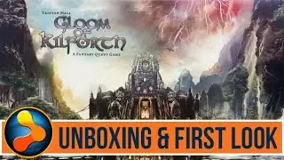 Gloom of Kilforth Board Game Unboxing - “Amazing Art!”