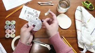 Leftover Paint DIY Ornament