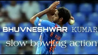 Bhuvi Kumar Bowling Action in Slow Motion | bhuvneshwar kumar slow motion bowling action #bhvneshwar