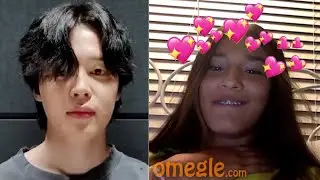 BTS JIMIN STARING AT PEOPLE ON OMEGLE PRANK 🤣