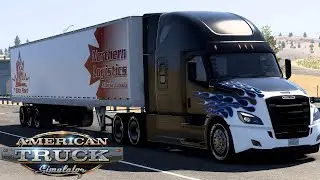 American Truck Simulator | 43 thousand pounds of clothes to Nebraska!