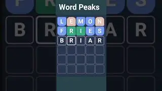 Words Peaks  , Wordle , #787  #wordl