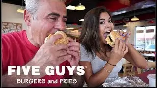 Five Guys Mukbang w/ Steph Pappas (In Restaurant!)