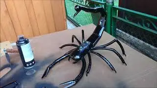 IRON SCORPION из металлолома на быструю руку 1+1