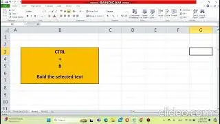 CTRL+B