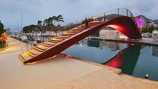 Otvorenje i video izgradnje novog mosta preko Foše - Trogir, Time Lapse - Live Cam Croatia