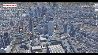 Mainova Frankfurt Marathon 2023: fly over the marathon 3D course map!
