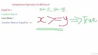 Comparison Operators with MS Excel IF function