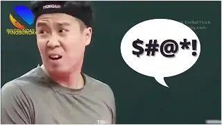 Very upset with the illegal table tennis serve