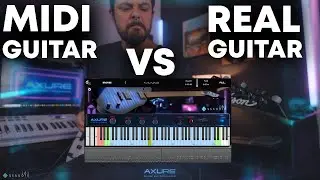 MIDI Guitar VS Real Guitar ( Using Axure Guitar MIDI Processor)