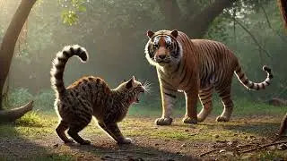Top 10 Surprising Cat Reactions to Seeing a Tiger (2024) #cat #top
