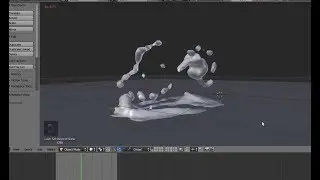 Water control fluid blender animation // Blender ATX