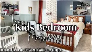 TWO BUDGET BEDROOM MAKEOVERS IN 3 DAYS!! KIDS BEDROOM & NURSREY TRANSFORMATIONS