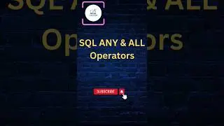 SQL ANY and ALL Operator 