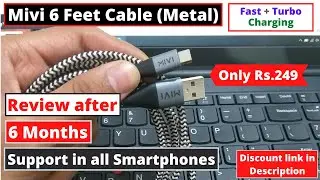 Review after 6 Month | Mivi 6 Feet Charging Cable | Type C | Micro USB | Full Review | Detail Review
