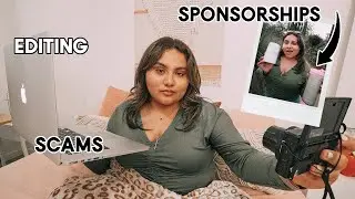 DAY IN THE LIFE OF A SMALL YOUTUBER: sponsorships, editing, filming and more!