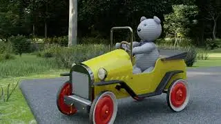 Teddy bear,lumion render animation