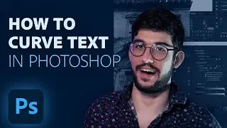 How to Curve Text to Fit Any Image | Photoshop in 5 | Adobe Photoshop