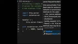 Creating a simple web server using the standard library. There is 