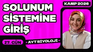 27) Solunum Sistemi ve Soluk Alıp Verme | 11. Sınıf Biyoloji | 2026 AYT Biyoloji Kampı 27. Video