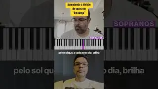 Aprendendo a divisão de vozes em “Agradeço” #tutorials