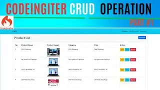 How to Create CRUD Operations in CodeIgniter 3 | Step-by-Step Tutorial