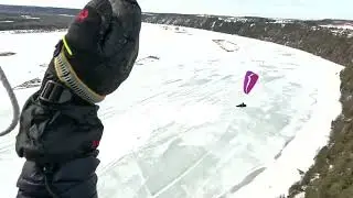 Полеты на параплане в Перми — Бодрая Митейка 23.03.23 HDR