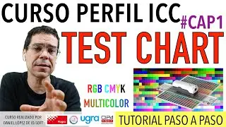 Course 👉 CREATE ICC PROFILE in RGB, CMYK and MULTICOLOR # CAP1 ➜ Create TESTCHART