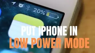 How to Put iPhone in Low Power Mode