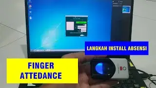 Langkah Install finger attedance mesin absensi di windows 7 32bit