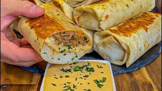 High Protein Meal Prep Nacho Cheese Burritos 🌯💪🏼 #mealprep #highprotein #easyrecipes