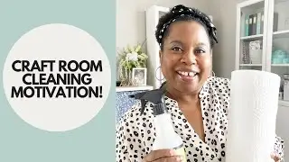 New Year 2023 Clean With Me! Craft Room Cleaning Motivation - Let's Reset and Refresh!
