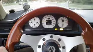 Mercedes 124 coupe, 3.0 KE, 4АКПП, 0-100 (отключенная лямбда, первая регулировка смеси на бензине)