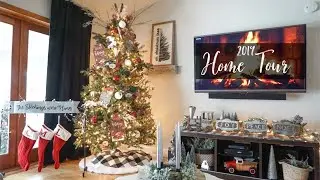 Christmas Home Tour 2019| Modern Farmhouse Christmas with a touch of Glam| Megan Navarro
