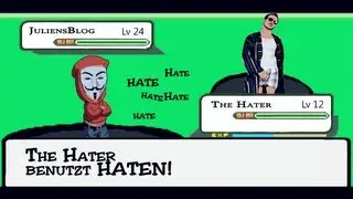 JuliensBlog vs Hater [ Pokemon 3D ]