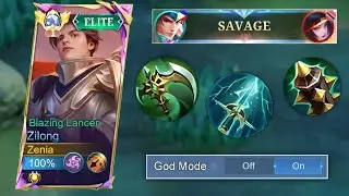ZILONG NEW BROKEN BUILD IS INCREDIBLE! NEW BUILD = INSTANT SAVAGE!