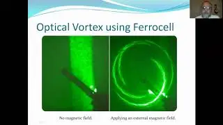 Optical Vortex and Ferrocell: A Comparative Study, presented at MMM2020