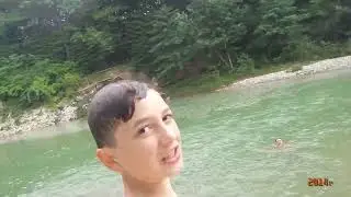 Кайфы на Синей яме река Пшиш 2014г.